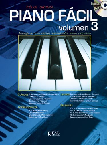 Foto Partituras Piano facil vol. 3 + cd de SIERRA, FELIX
