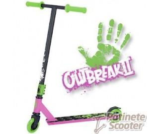 Foto Patinete scooter slamm outbreak ii pink & green