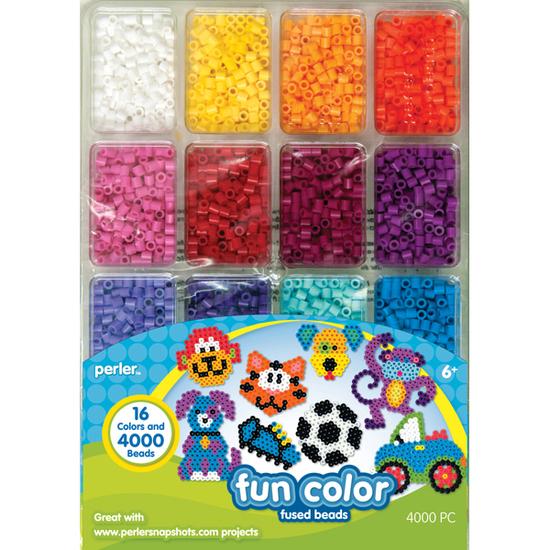 Foto Perler Fun Fusion Fuse Beads 4000/Pkg - Fun Color