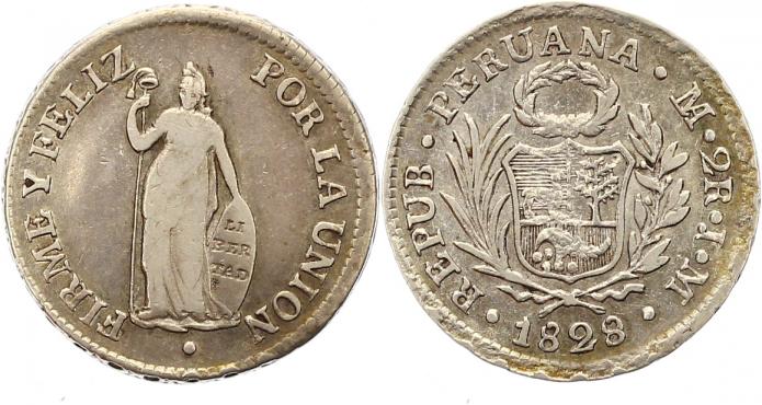 Foto Peru 2 Real 1828