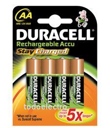 Foto Pilas rec duracell aa(lr06) b4 stay charge