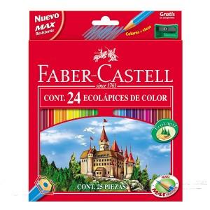 Foto Pinturas faber castell caja de ecolapices caja roja