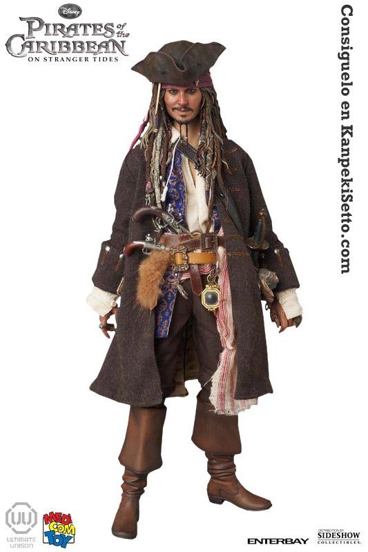 Foto Piratas Del Caribe 4 Figura Con Sonido Uu Jack Sparrow 30 Cm