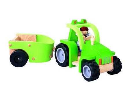 Foto PLAN TOYS Tractor and Trailer