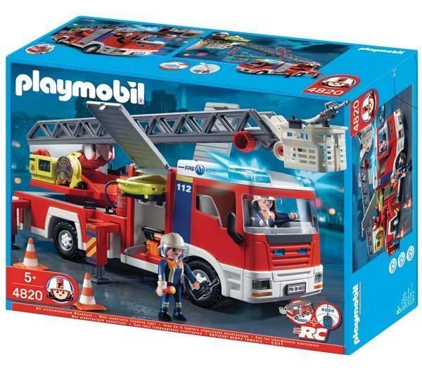 Foto Playmobil 4820 - camión de bomberos con escalera grande