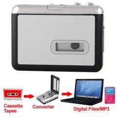 Foto portatil usb cassette cinta convertidor conversor a mp3 cd reproductor