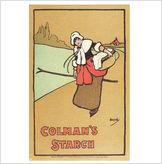 Foto Poster art postcard colman's starch 1899 john hassall nostalgia