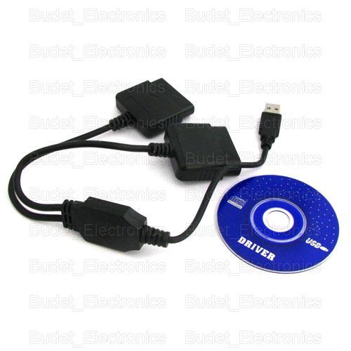 Foto PS/PS2/PS3 a PC USB Dual Adaptador Mandos Convertidores