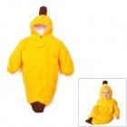 Foto Pure Cotton Style plátano del bebé + de doble capa Fleece bolsa de dormir - Yellow + Brown