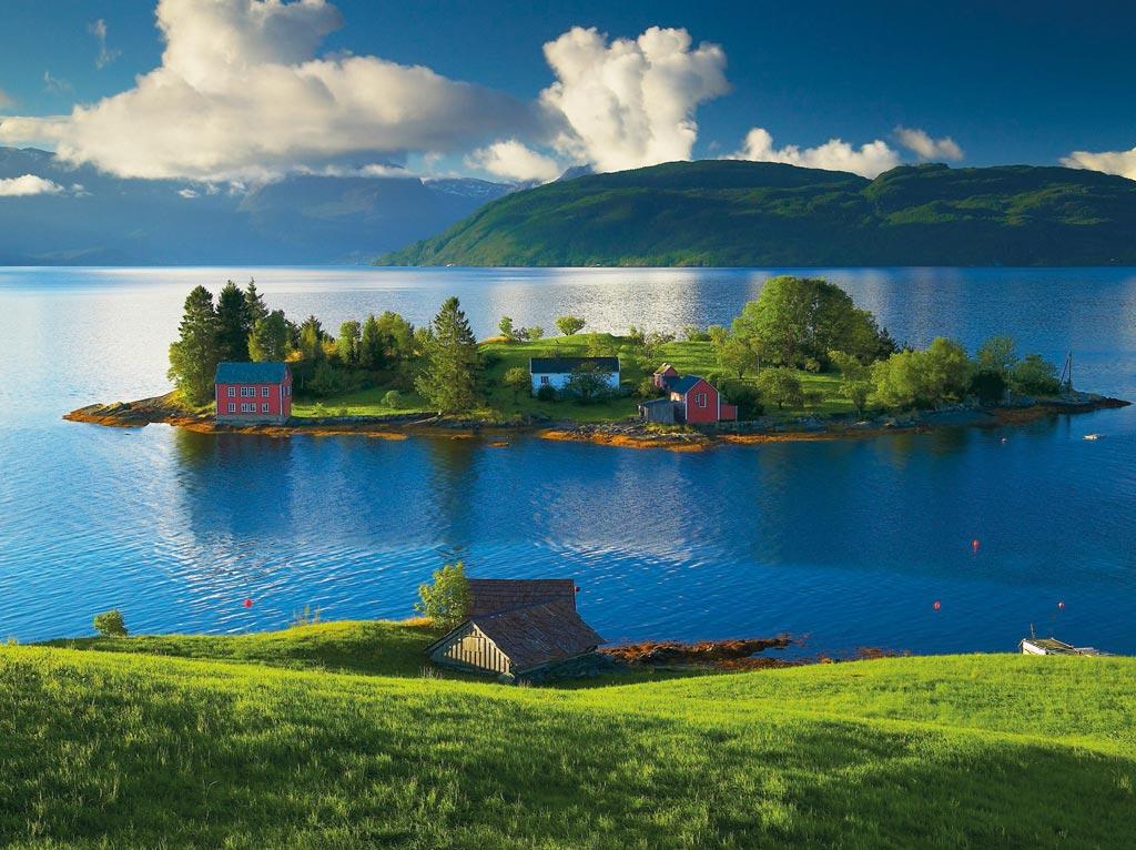 Foto Puzzle Ravensburger De 1500 Piezas Isla Noruega