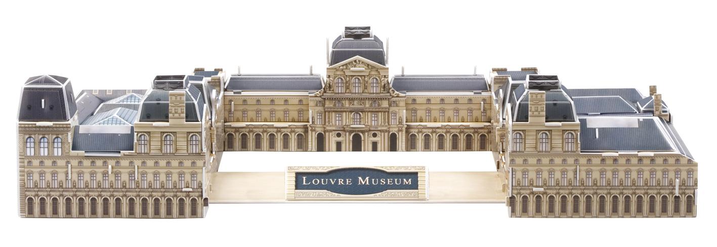 Foto Puzzle Scholas 3d 103 Piezas Museo Del Louvre, Paris, Francia