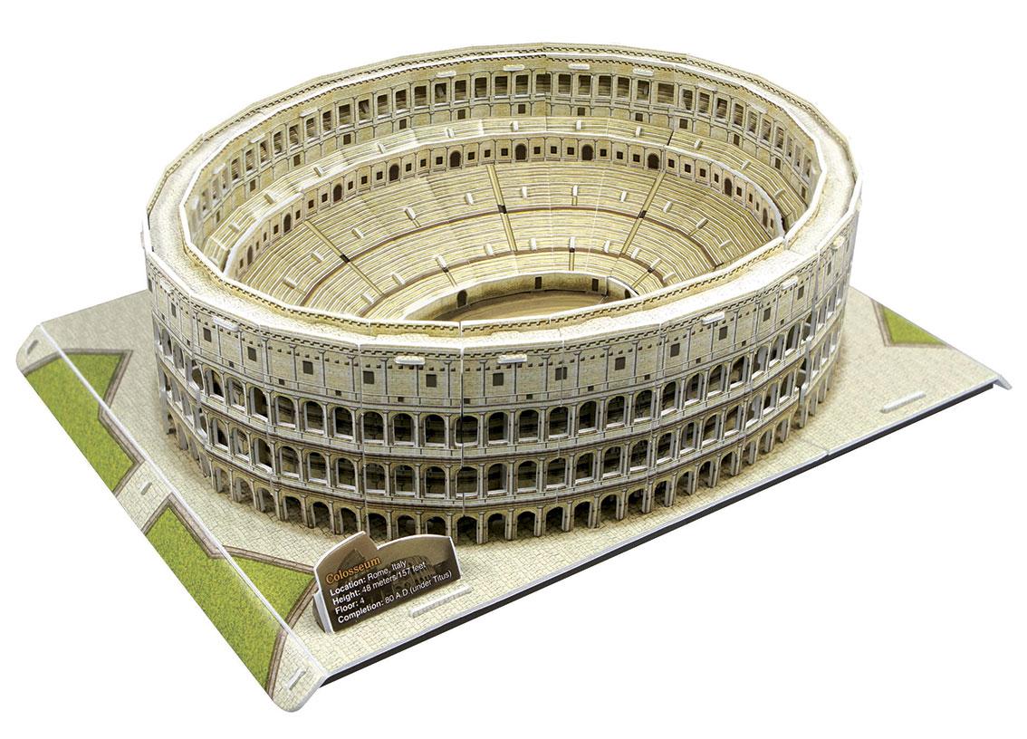 Foto Puzzle Scholas 3d 117 Piezas Coliseo De Roma