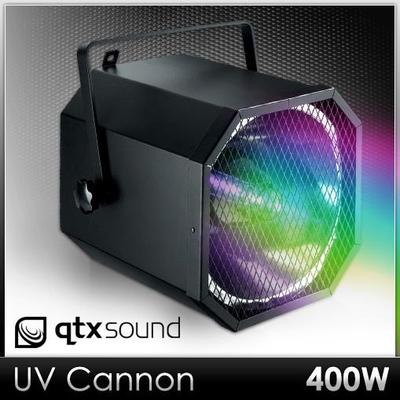 Foto Qtx Uv Cannon Foco Pryector Iluminacion Luz Negra Ultravioleta 400w Teatro Dj