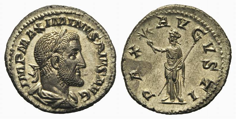 Foto RÖMische Kaiserzeit: Maximinus Thrax, 235-238 Denar Rom 235-236 n Chr