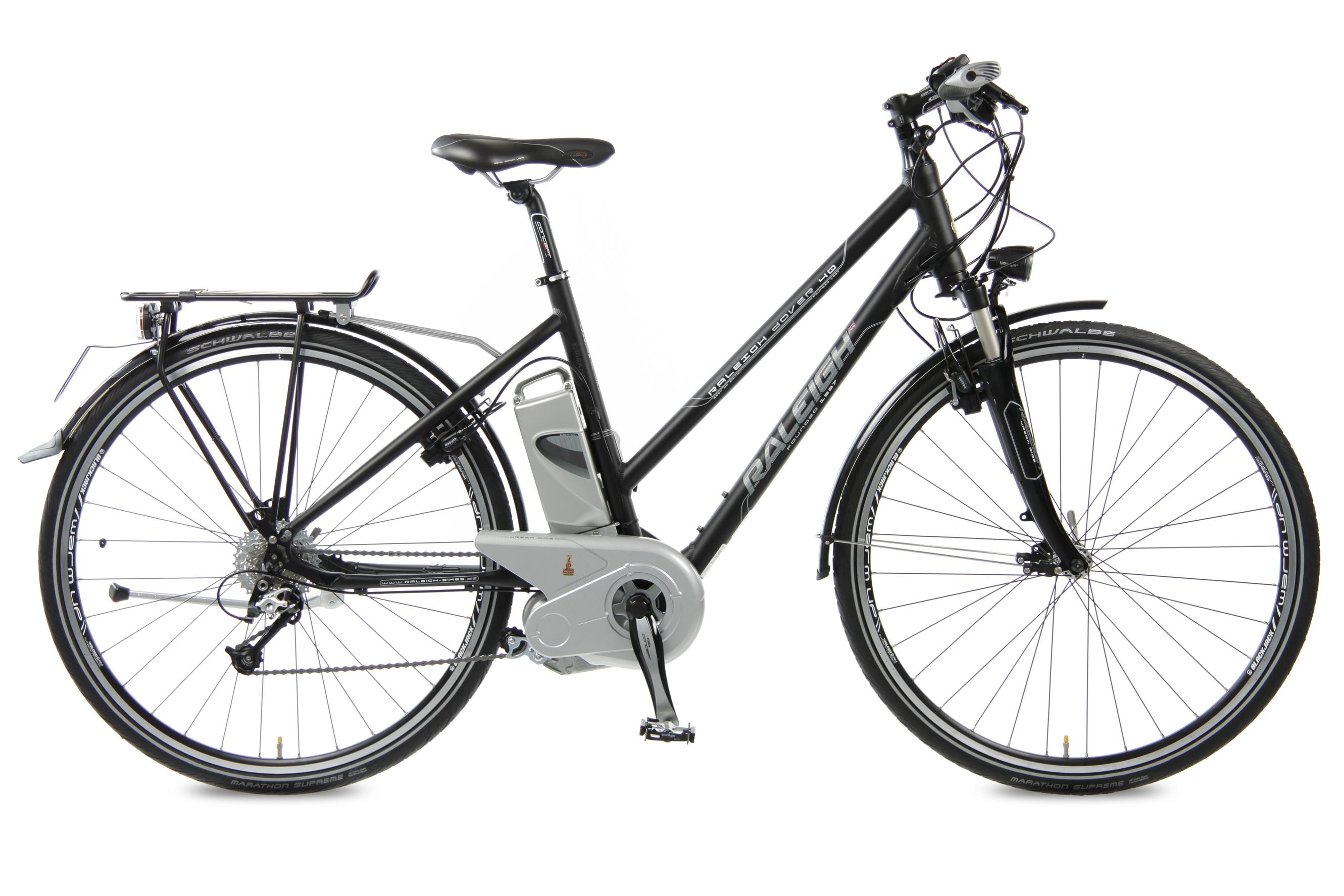 Foto Raleigh Dover 40 Bicicleta eléctrica damas gris/negro, 50 cm