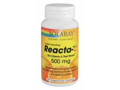 Foto Reacta c (vitamina c no acida) 60 cápsulas solaray