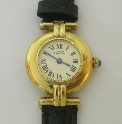 Foto Reloj Must De Cartier, Rivoli, Vermeil, Dama, Quartz