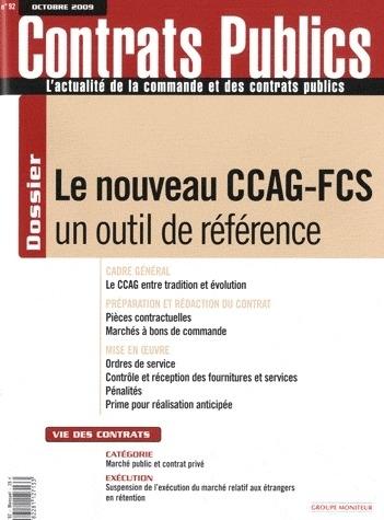 Foto Revue Actualite Commande Contrats Publics T.92; le nouveau CCAG-FCS, un outil de référence