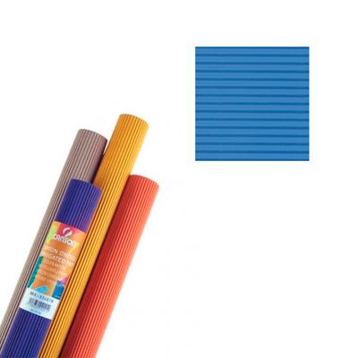 Foto Rollo de cartón ondulado azul turquesa Canson 50x70 cm