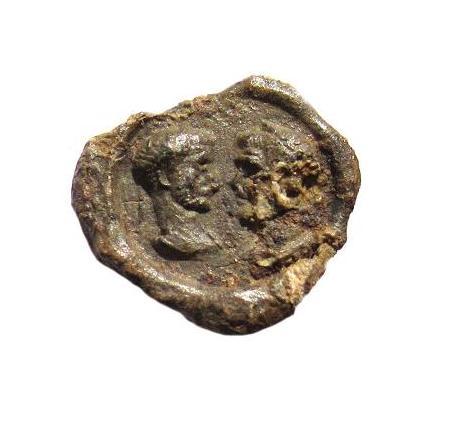 Foto Roman Imperial Lead seal 3rd-4th cent Ad
