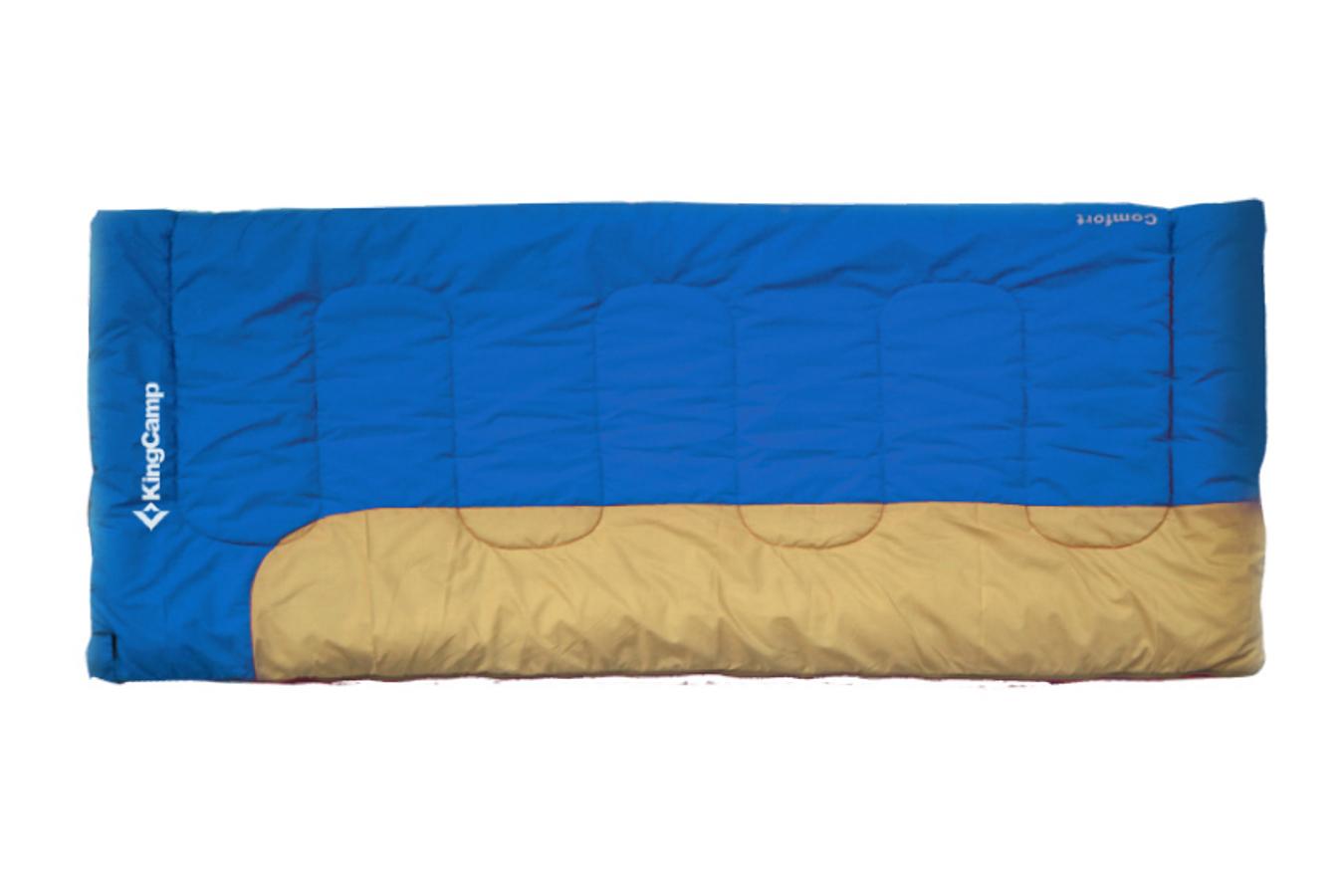 Foto Saco de dormir KingCamp Comfort XL beige/azul