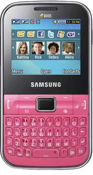 Foto Samsung S3350 Rosa . Móviles libres
