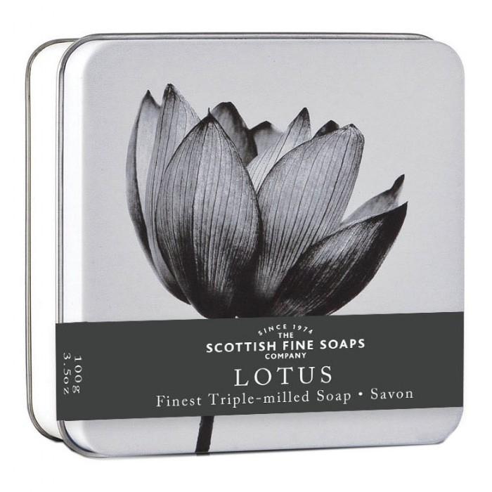 Foto Scottish Fine Soaps Retro Lotus Soap Tin