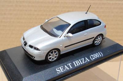 Foto Seat Ibiza 2001 Plata Met. 1/43 Ixo Altaya Test
