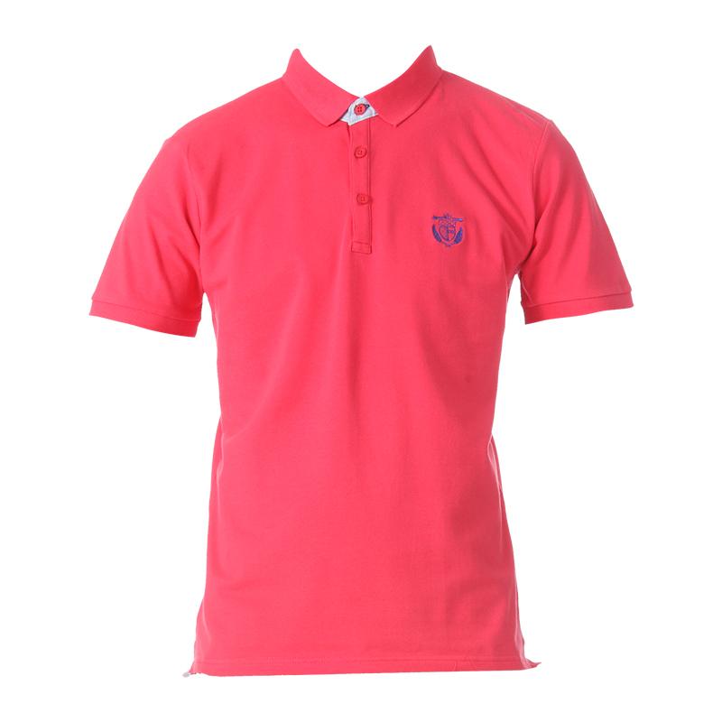 Foto Selected Homme Polo - aro ss embroidery polo s noos t - Rojo / Coral
