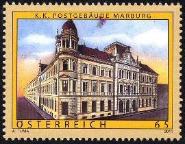 Foto Sello de Austria 2735 Antiguo edificio postal de Maribor