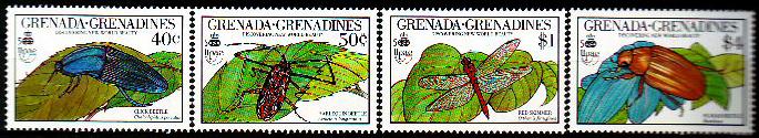 Foto Sello de Grenadinas 1083-1086 Descubrimiento América