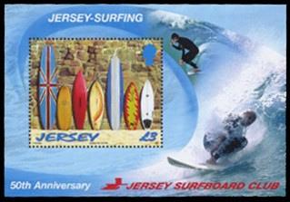 Foto Sello de Jersey 95 El surf en Jersey