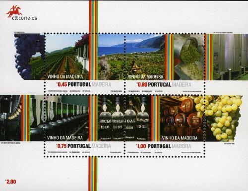 Foto Sello de Madeira 271-274 Viticultura en Madeira. Es HB 35