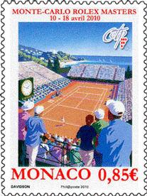 Foto Sello de Monaco 2723 Torneo tenis Montecarlo Rolex Master