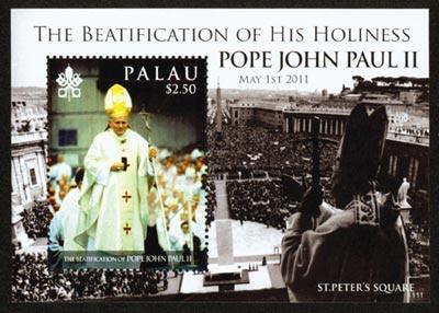 Foto Sello de Palau 229 Beatificación Papa Juan Pablo II
