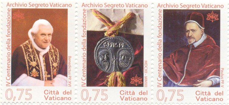 Foto Sello de Vaticano 1598-1600 Archivos secretos del Vaticano