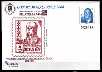 Foto Sellos Espaampntildea II Centenario Sobres enteros postales 2004