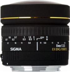 Foto Sigma 8mm F3,5 Fish Eye Circulaire DG EX Canon