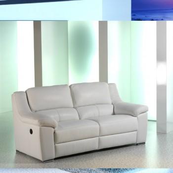 Foto Sofa dario blanco 210 cm.