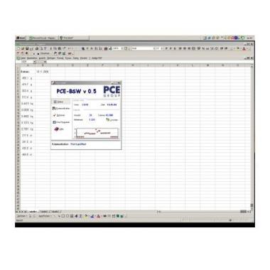 Foto Software para balanza compacta PCE-BS Serie PCE-SOFT-BSK