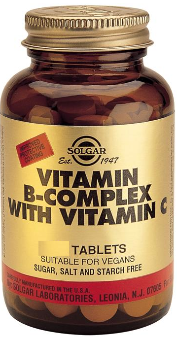 Foto Solgar B-Complex con Vitamina C 250 comprimidos