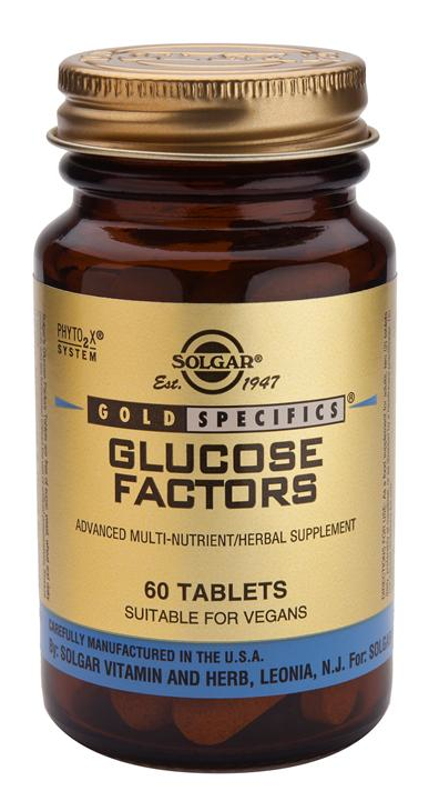 Foto Solgar GS Glucosa Factors 60 comprimidos