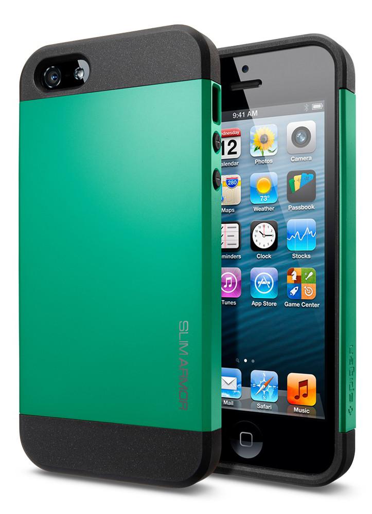 Foto SPIGEN SGP Slim Armor Color for iPhone 5 - Emerald Green