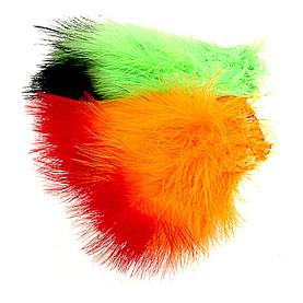 Foto Spirit River Tip Dyed Marabou - Flame Red Purple