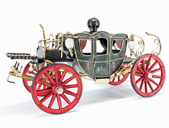 Foto Spyker Royal Carriage (1898) Tinplate Model Car