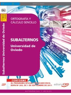 Foto Subalternos de la Universidad de Oviedo. Ortografía y cálculo sencillo