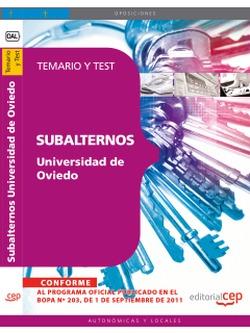 Foto Subalternos de la Universidad de Oviedo. Temario y Test