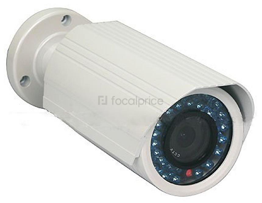 Foto SYL-1104S NTSC 1/3 pulgadas SONY CCTV CCD 420TVL 36 LED resistente al agua IR cable de la cámara de seguridad de color (blanco)
