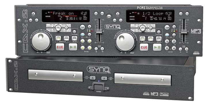 Foto SYNQ CDX-2 Compact-disc Double Professional With Mp3