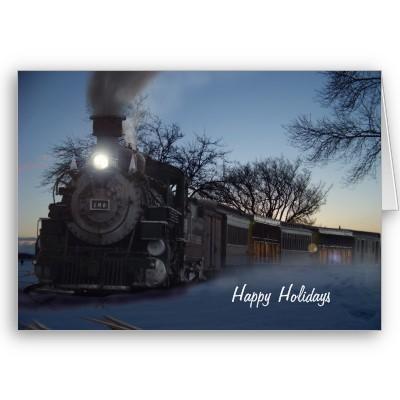 Foto Tarjeta de Navidad del motor de vapor 481